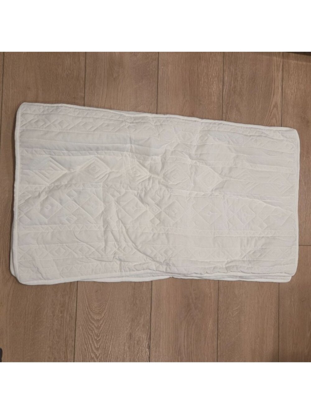 Bed Sure White Oeko Tex Quilted Diamond Pattern King Pillow Shams Set [2]
